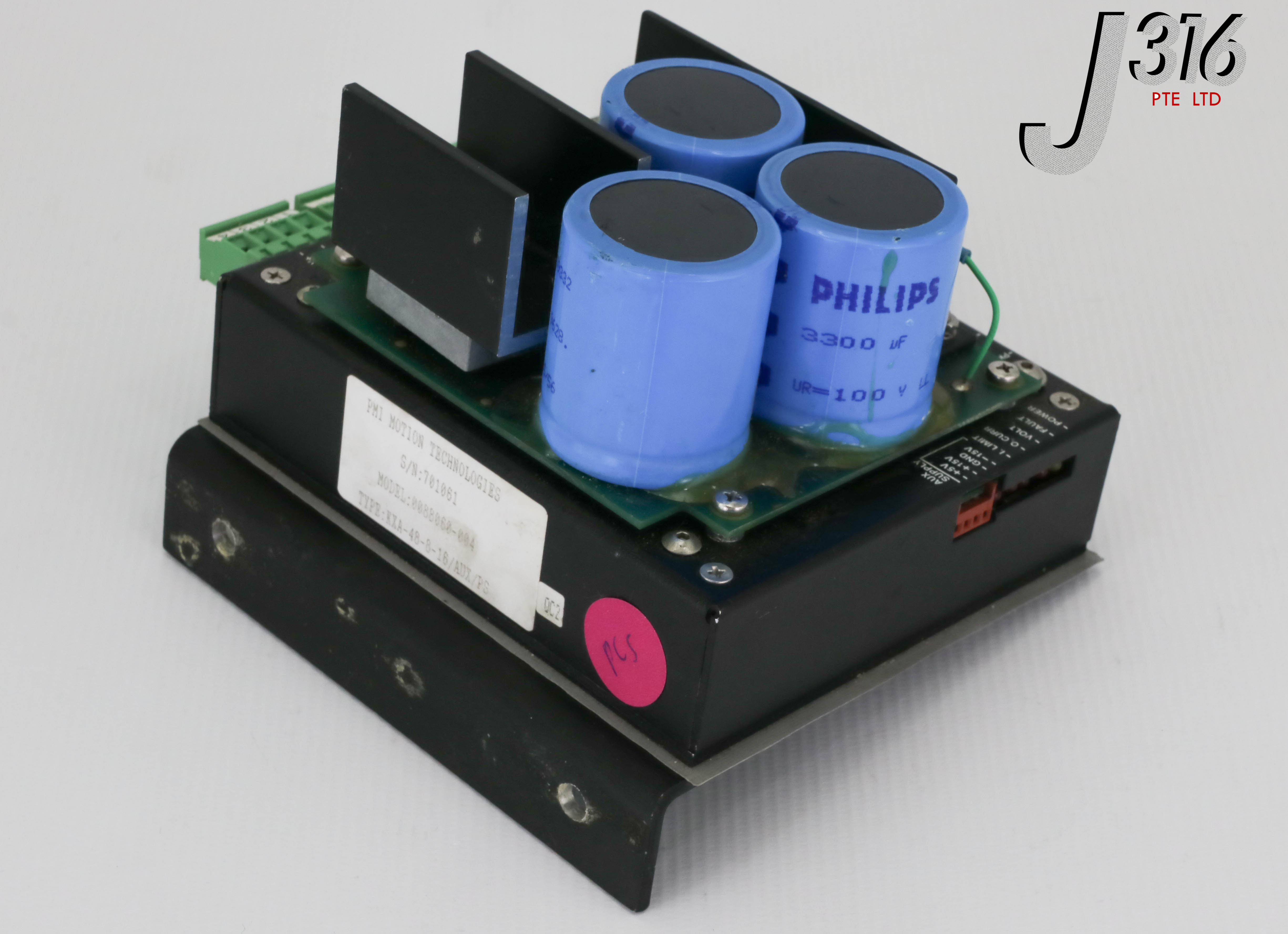 ロジック 13261 PMI MOTION TECHNOLOGIES PWM SERVO AMPL, KXA-48-8-16 PS/AUX